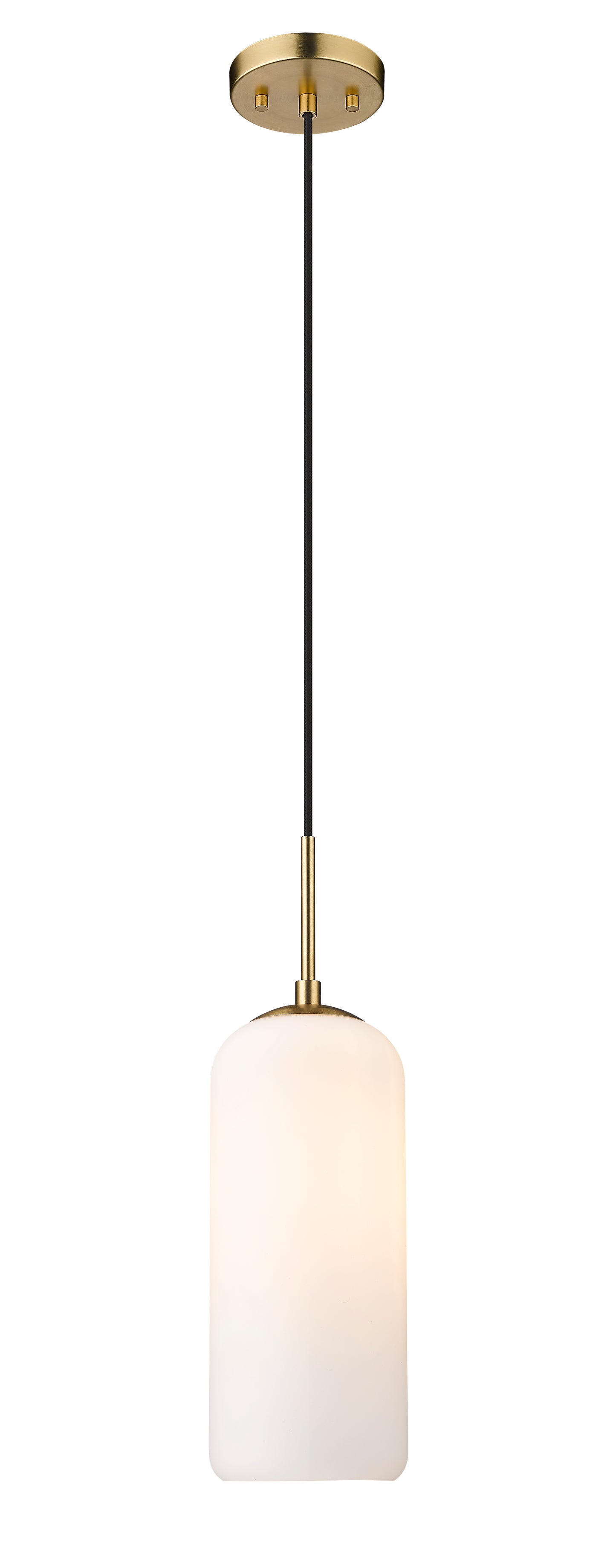 732P17-HBR - Monty 1 Light 5" Pendant - Heritage Brass