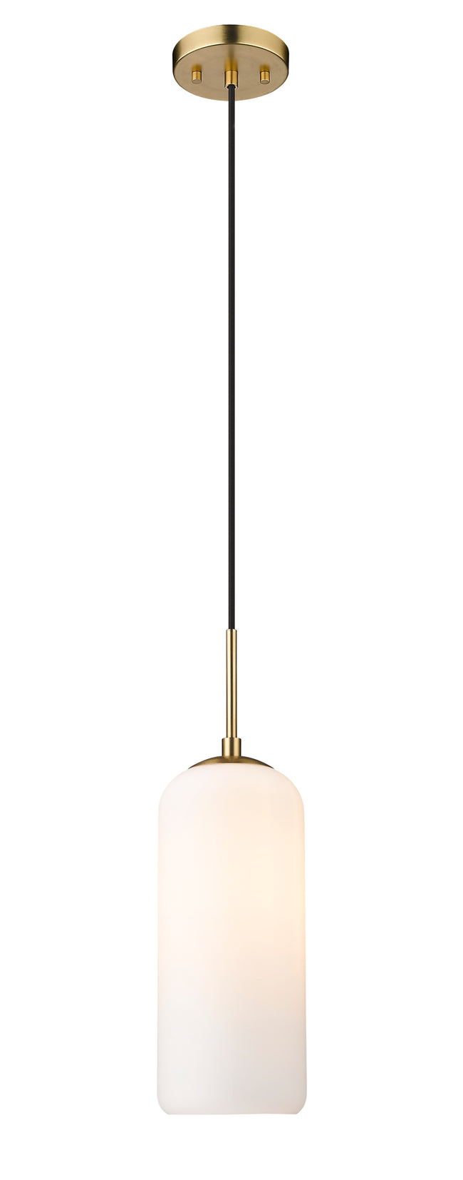 732P17-HBR - Monty 1 Light 5" Pendant - Heritage Brass