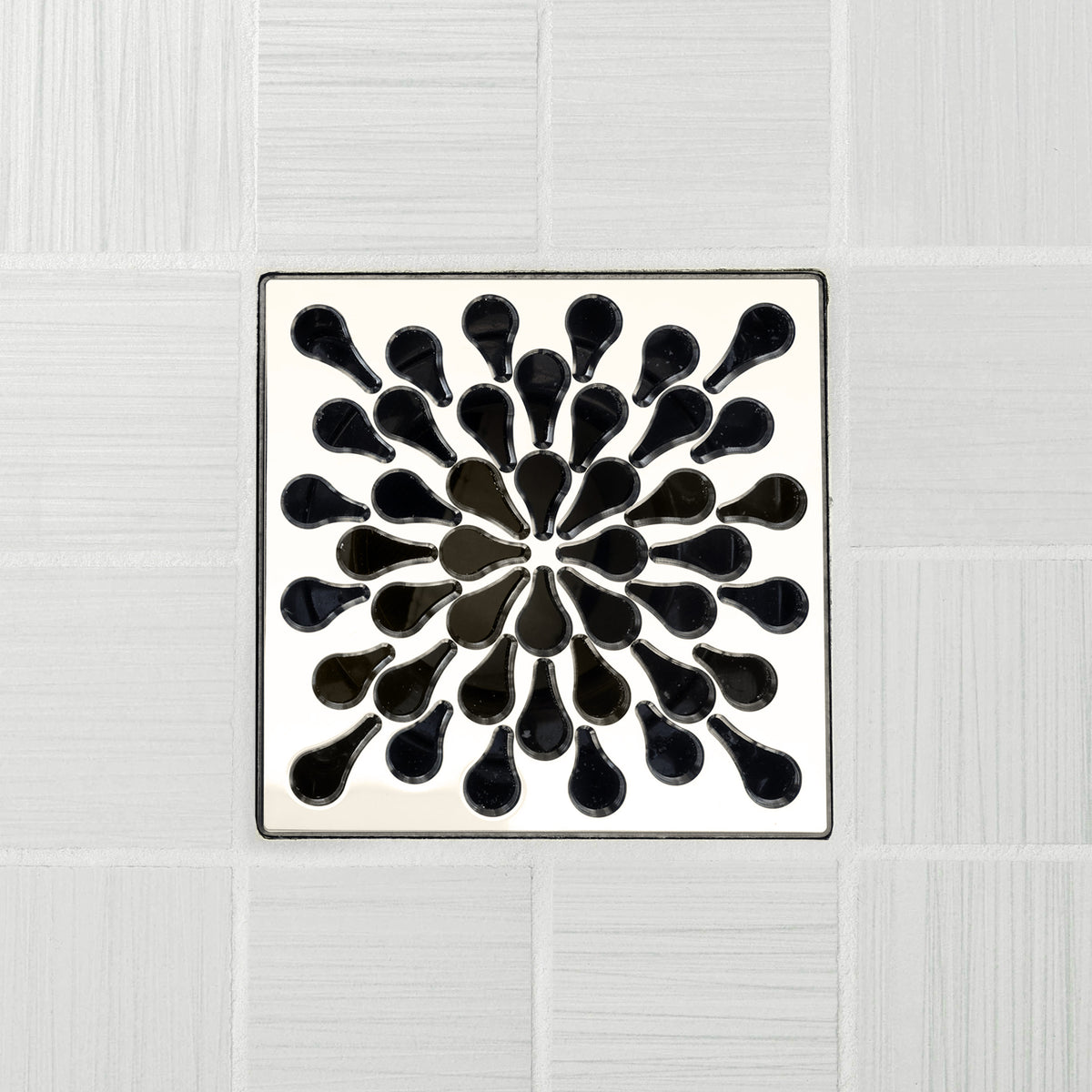 E4805-BN - Splash Unique Drain Cover in Brushed Nickel