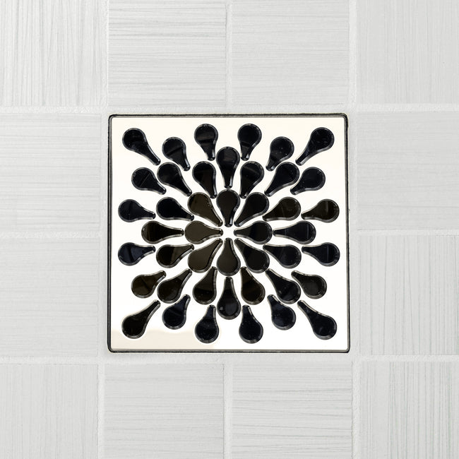 E4805-BN - Splash Unique Drain Cover in Brushed Nickel