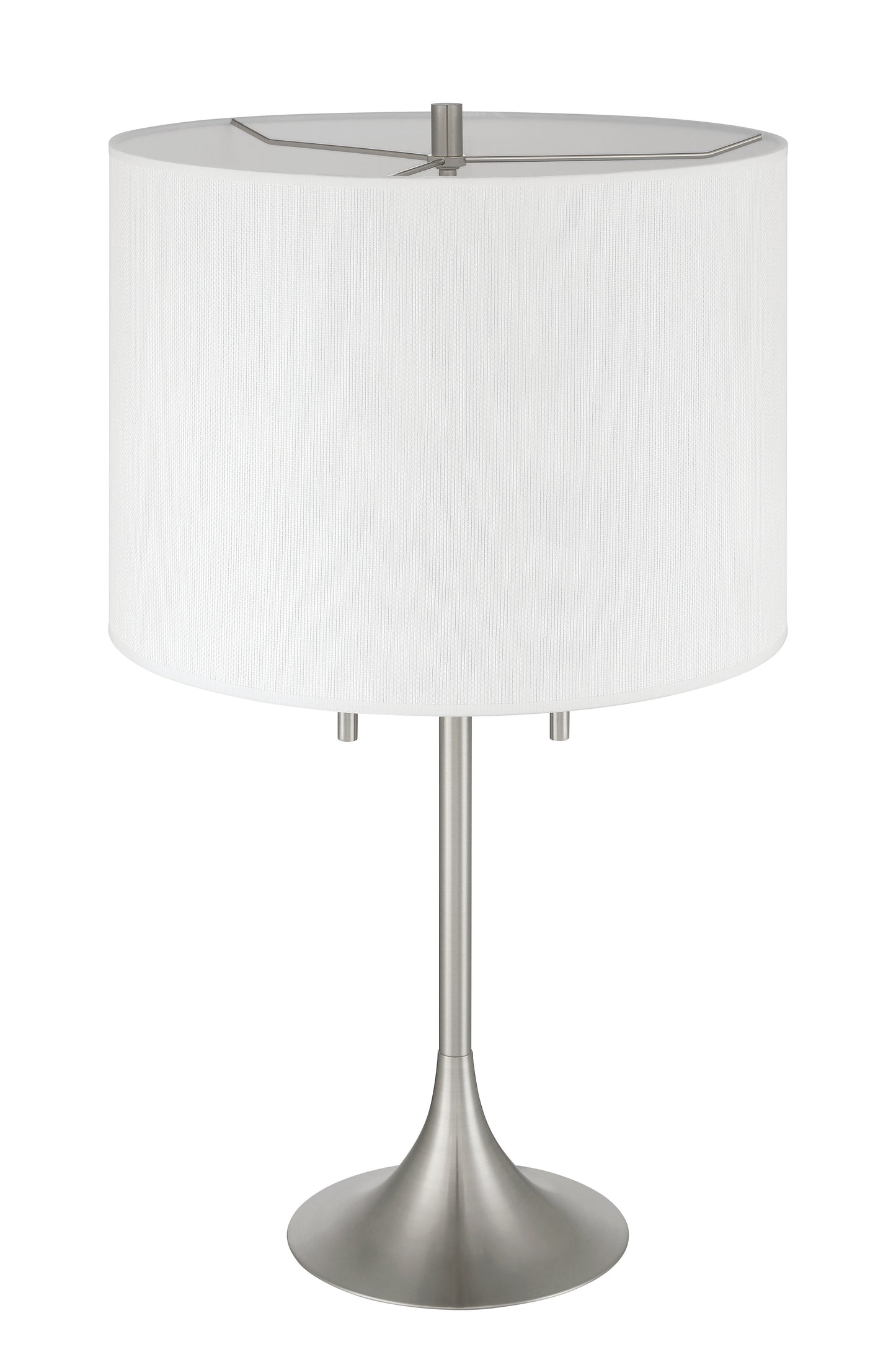 87003BNK-T - Neely 2 Light 30" High Table Lamp - Brushed Nickel