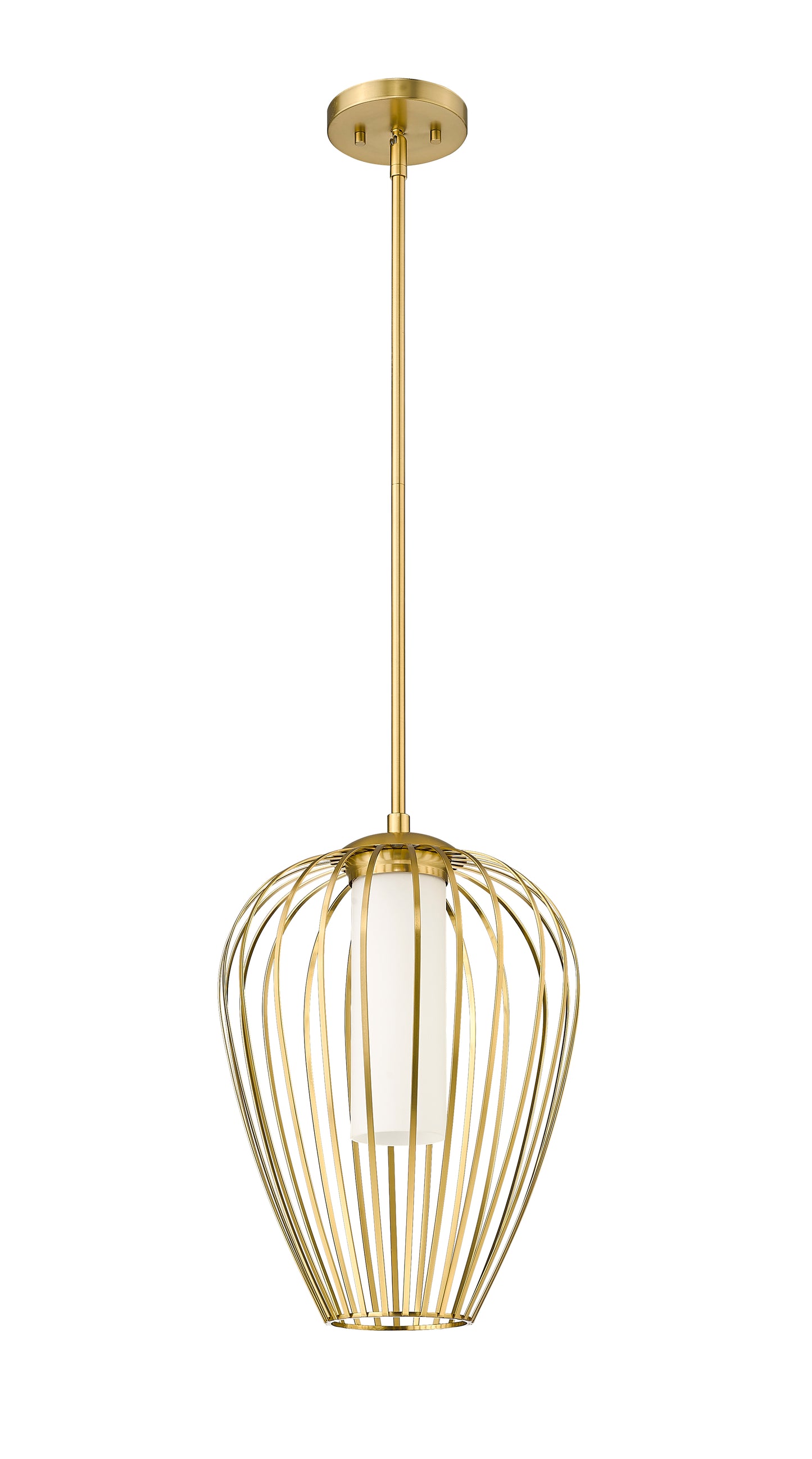 7507-12MGLD - Savanti 1 Light 12" Pendant - Modern Gold