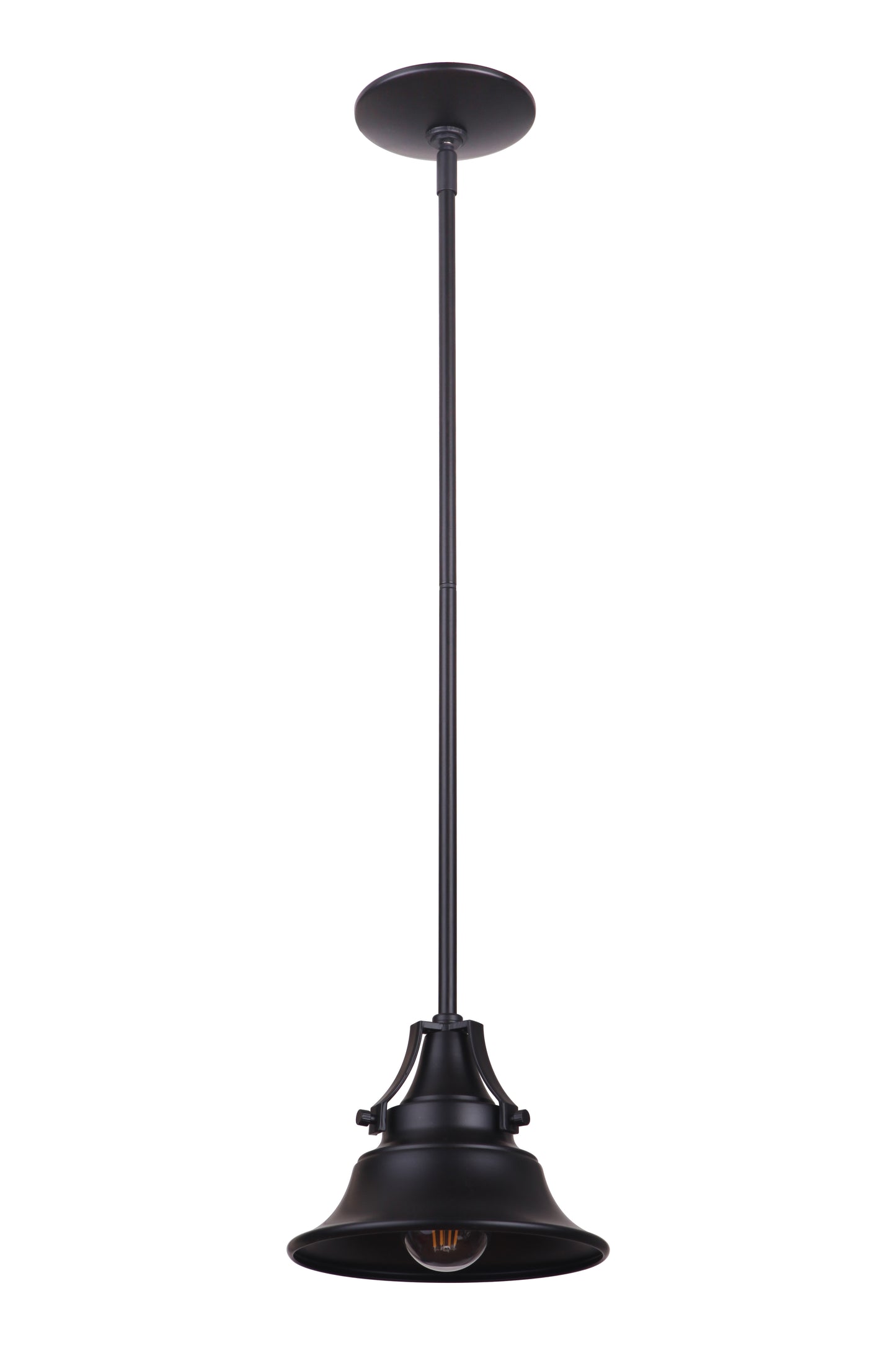 Z4421-MN - Union 1 Light 15" Wide Outdoor Pendant - Midnight