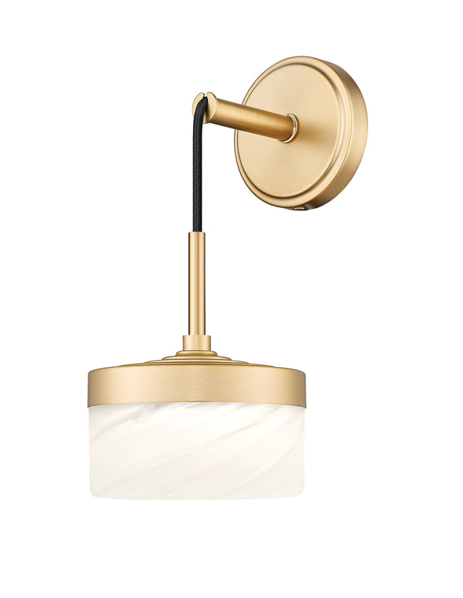 827S-MGLD-LED - Renaud 1 Light Wall 11" Sconce - Modern Gold