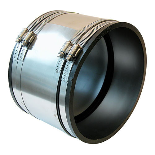 1051-88RC - Asbestos Cement / Ductile Iron to Cast Iron / Plastic Strong Back Coupling - 8"
