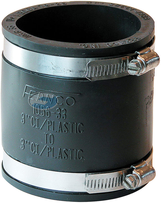 1056-33 - Cast Iron / Lead / Plastic / Steel to Cast Iron / Lead / Plastic / Steel Flexible Coupling - 3"