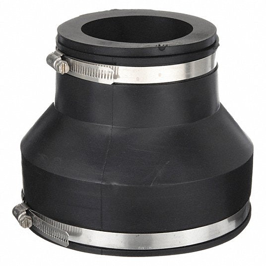 1056-64 - Cast Iron / Lead / Plastic / Steel to Cast Iron / Lead / Plastic / Steel Flexible Coupling - 6" x 4"
