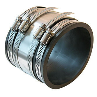 1056-66RC - Cast Iron / Lead / Plastic / Steel to Cast Iron / Lead / Plastic / Steel Strong Back Coupling - 6"