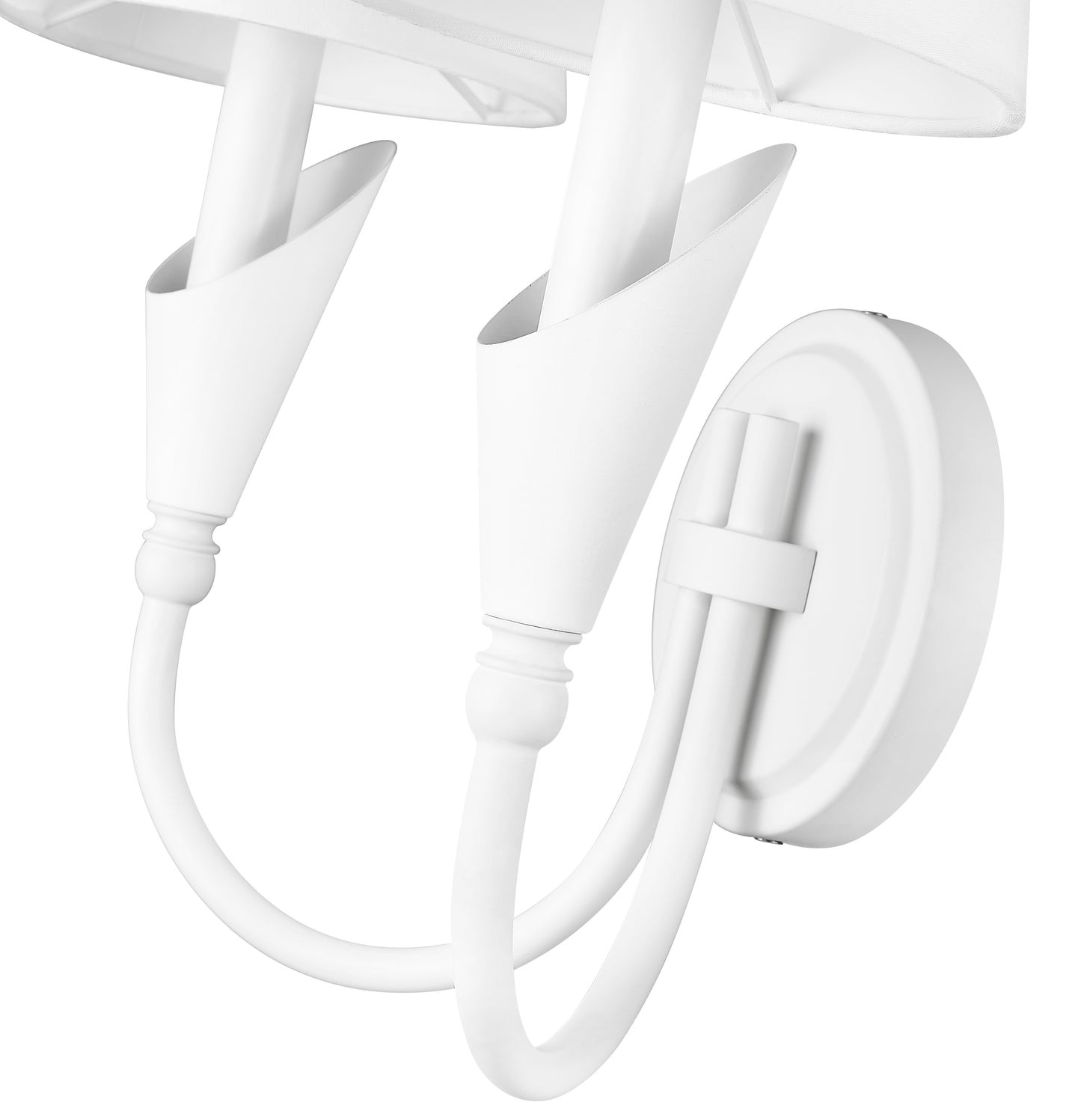4014-2S-TW - Claudelle 2 Light Wall 14" Sconce - Tundra White