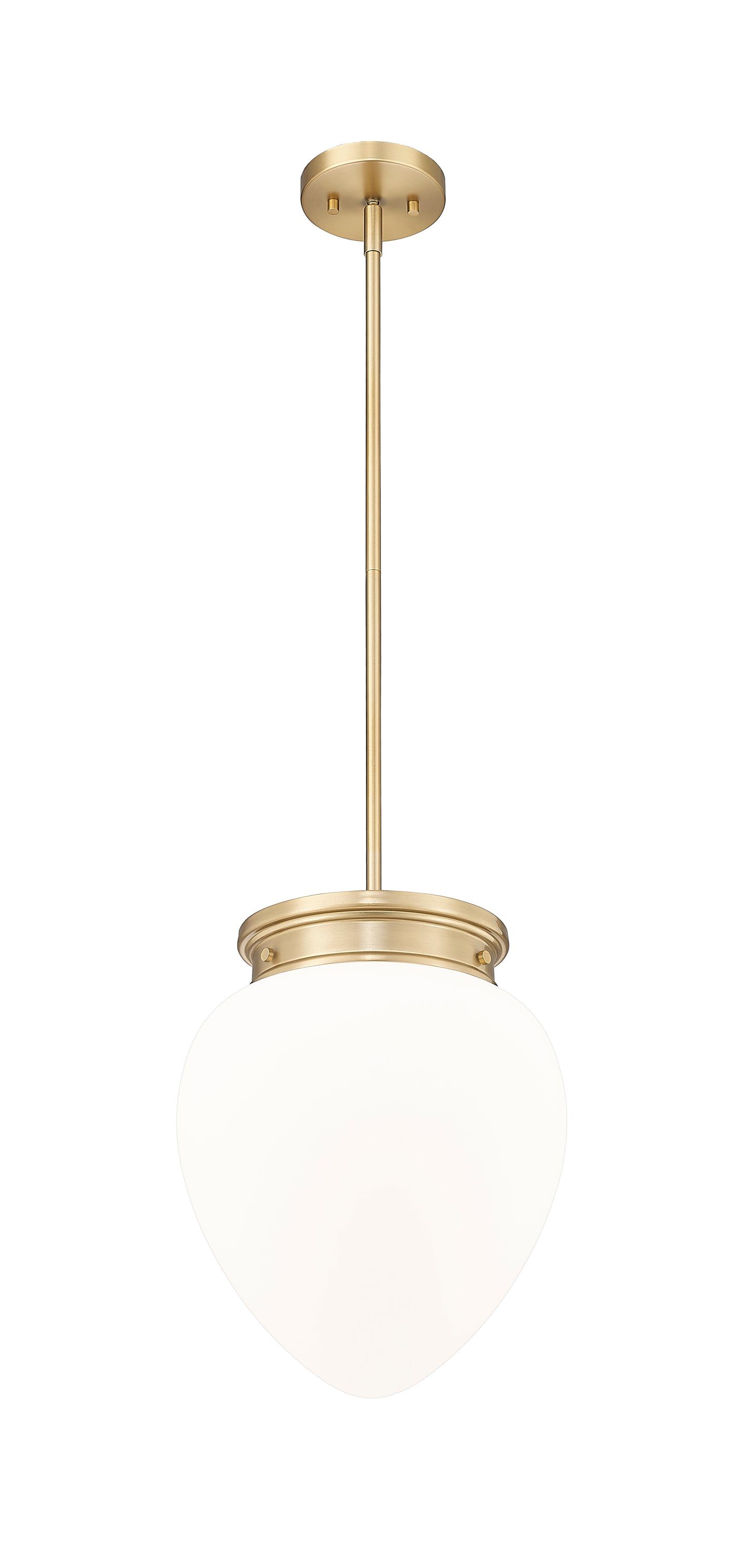1945P12-MGLD - Gideon 1 Light 12" Pendant - Modern Gold