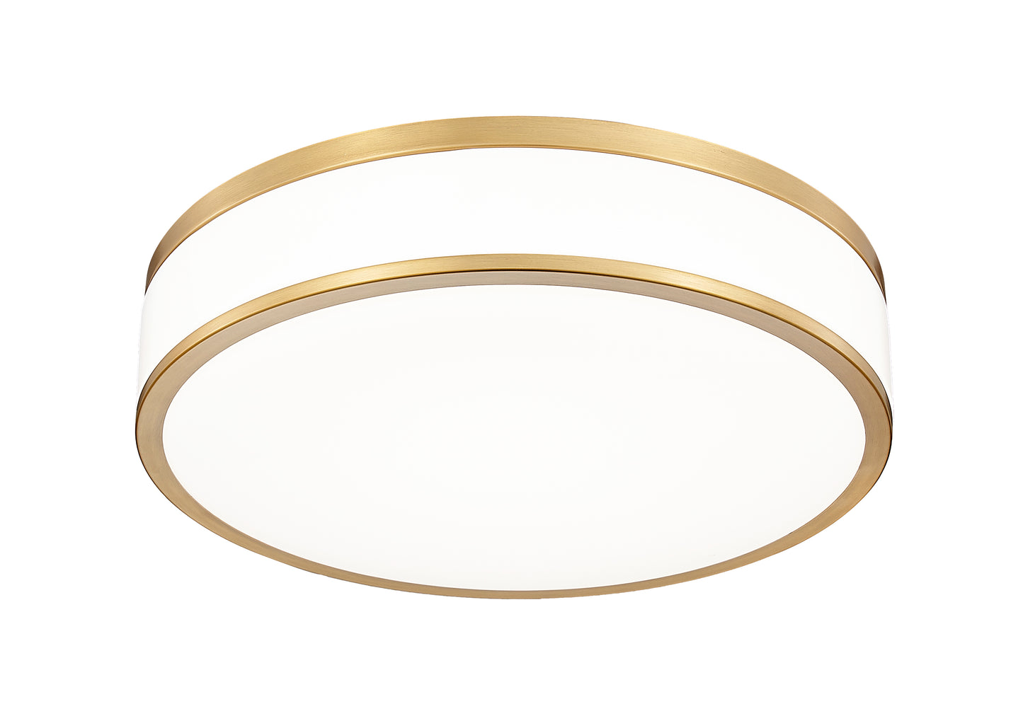 1012F16-MGLD-LED - Ballord 1 Light Flush 16" Mount - Modern Gold