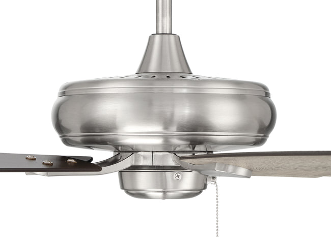 ECF52BNK5-DWWLN - Eos 52" 5 Blade Ceiling Fan with Light Kit - Brushed Nickel