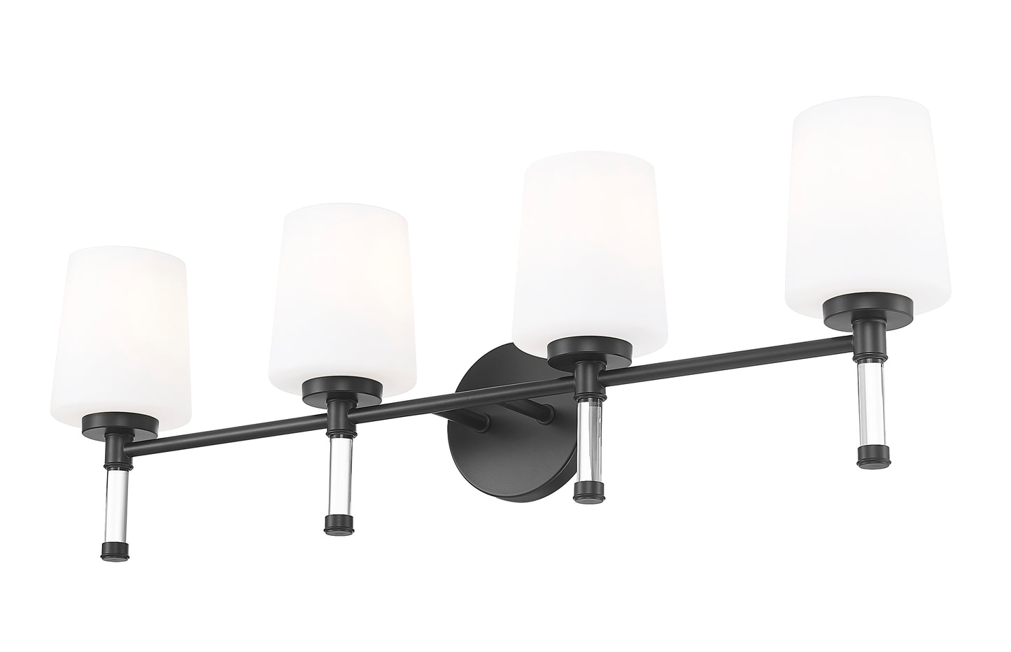 7700-4V-MB - Henri 4 Light 32" Vanity - Matte Black