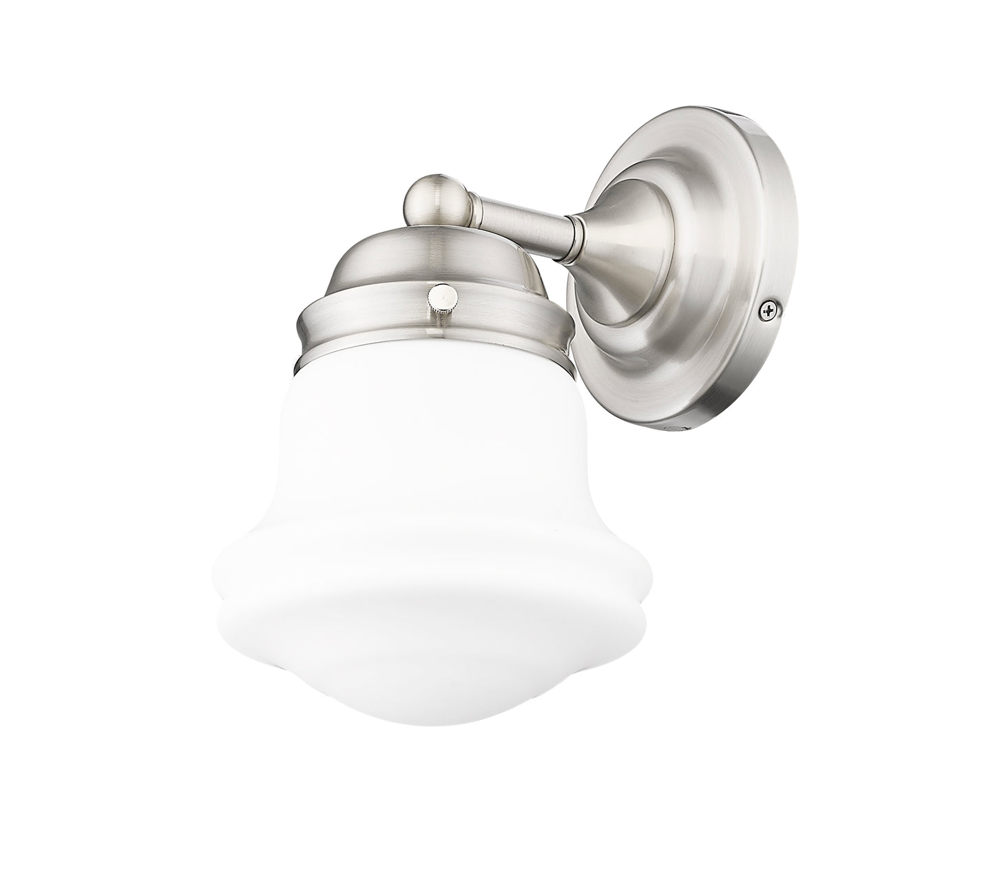735-1S-BN - Vaughn 1 Light Wall 10" Sconce - Brushed Nickel