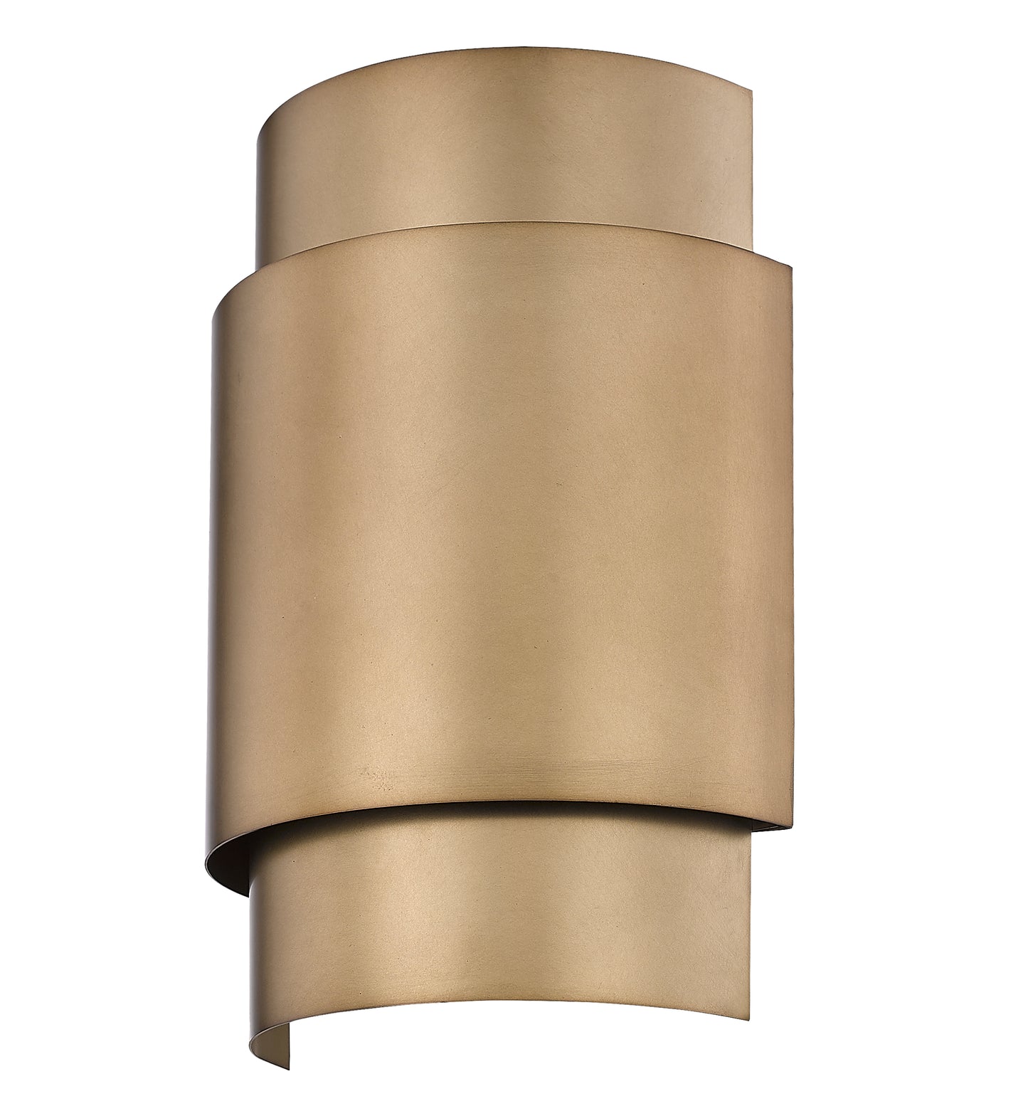 739S-RB - Harlech 2 Light Wall 13" Sconce - Rubbed Brass