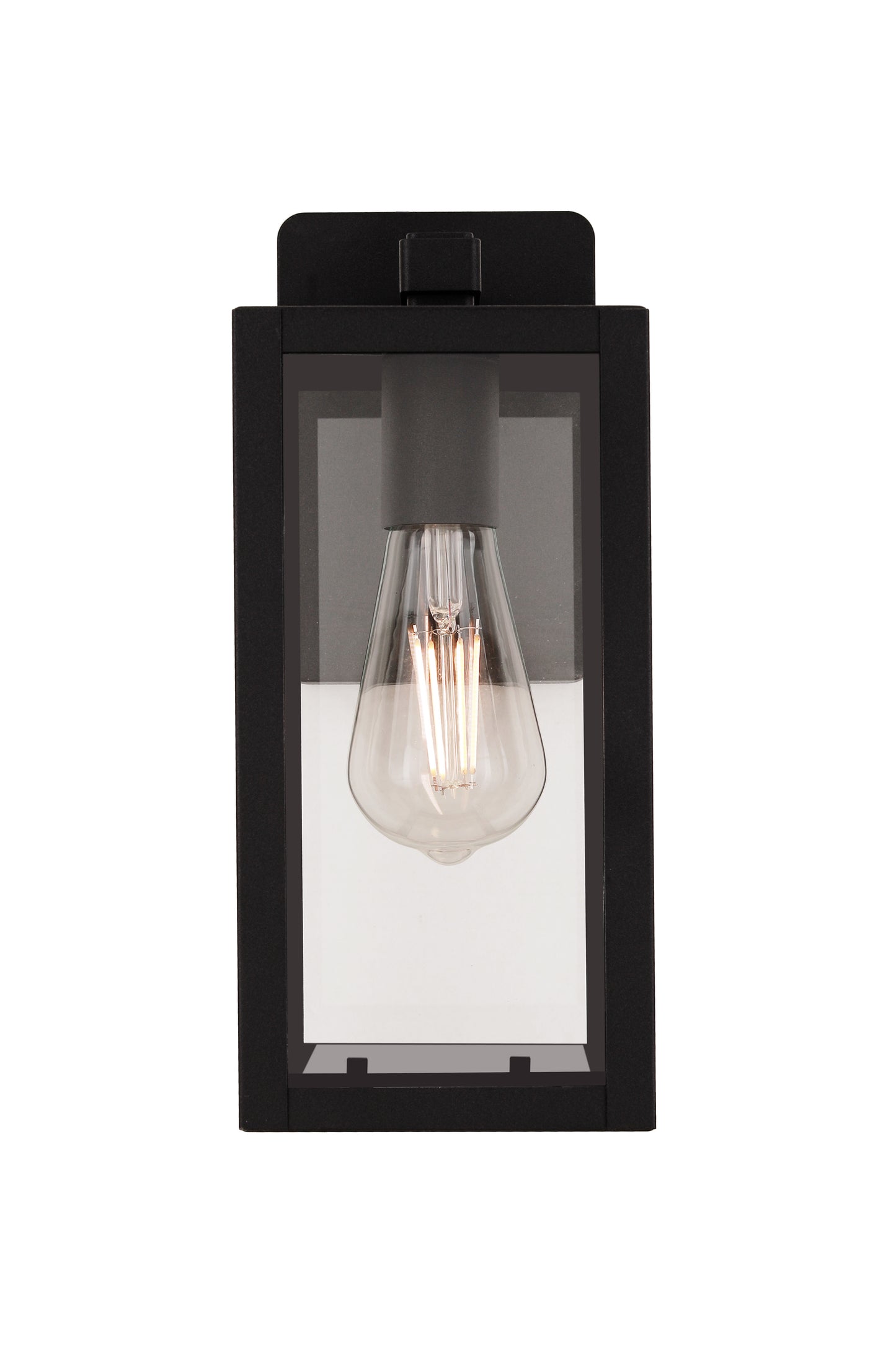 ZA7104-TB - Harris 1 Light 12.13" High Outdoor Wall Lantern - Textured Black