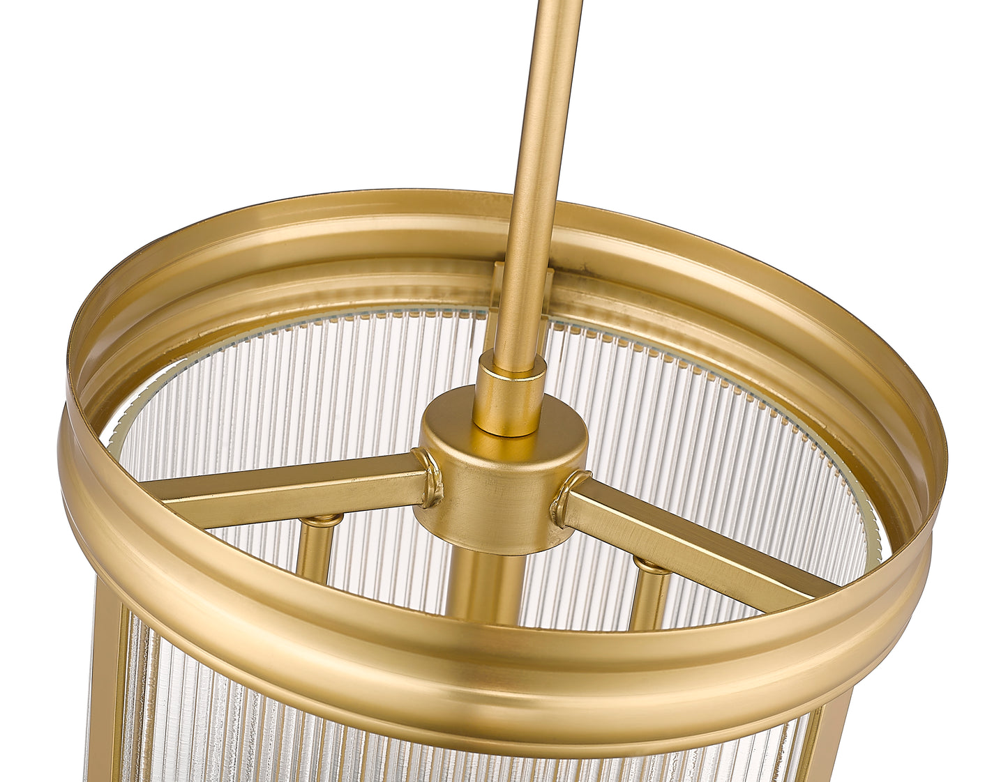 7504P10-MGLD - Carnaby 3 Light 10" Pendant - Modern Gold