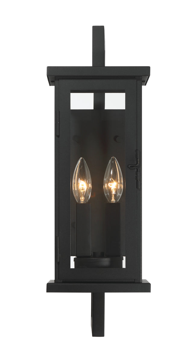 ZA8000-TB - Jordan 2 Light 20" High Outdoor Wall Lantern - Textured Black