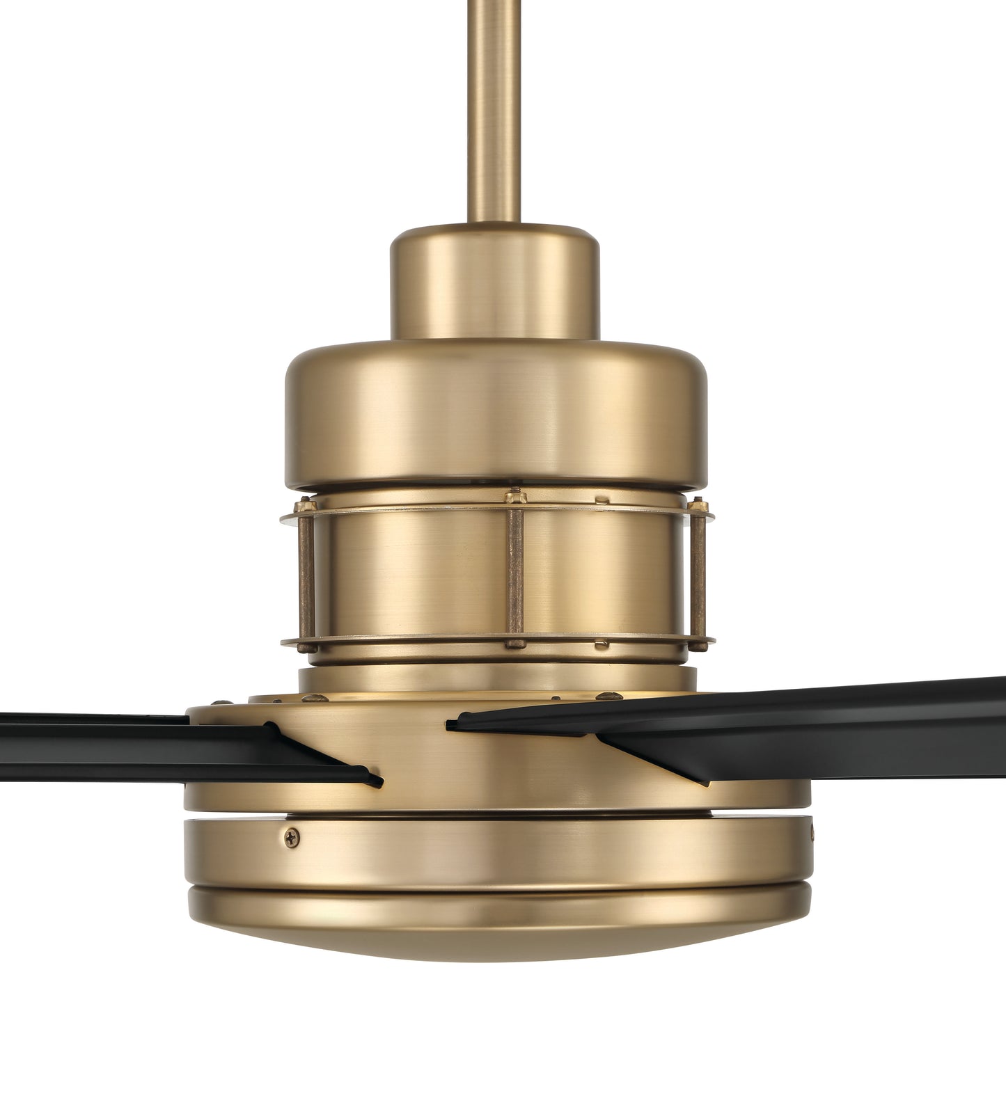 MND80SBFB6-NWF - Mondo 80" Ceiling Fan no Wifi 80" 6 Blade Ceiling Fan with Light Kit - Satin Brass