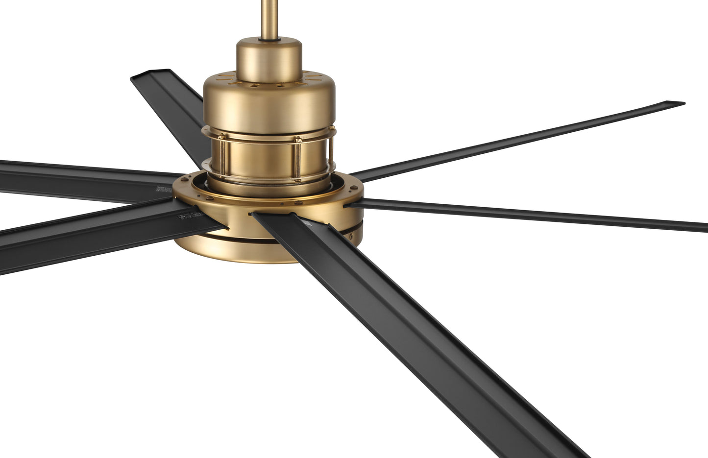 MND72SBFB6 - Mondo 72 72" 6 Blade Ceiling Fan with Light Kit - Satin Brass
