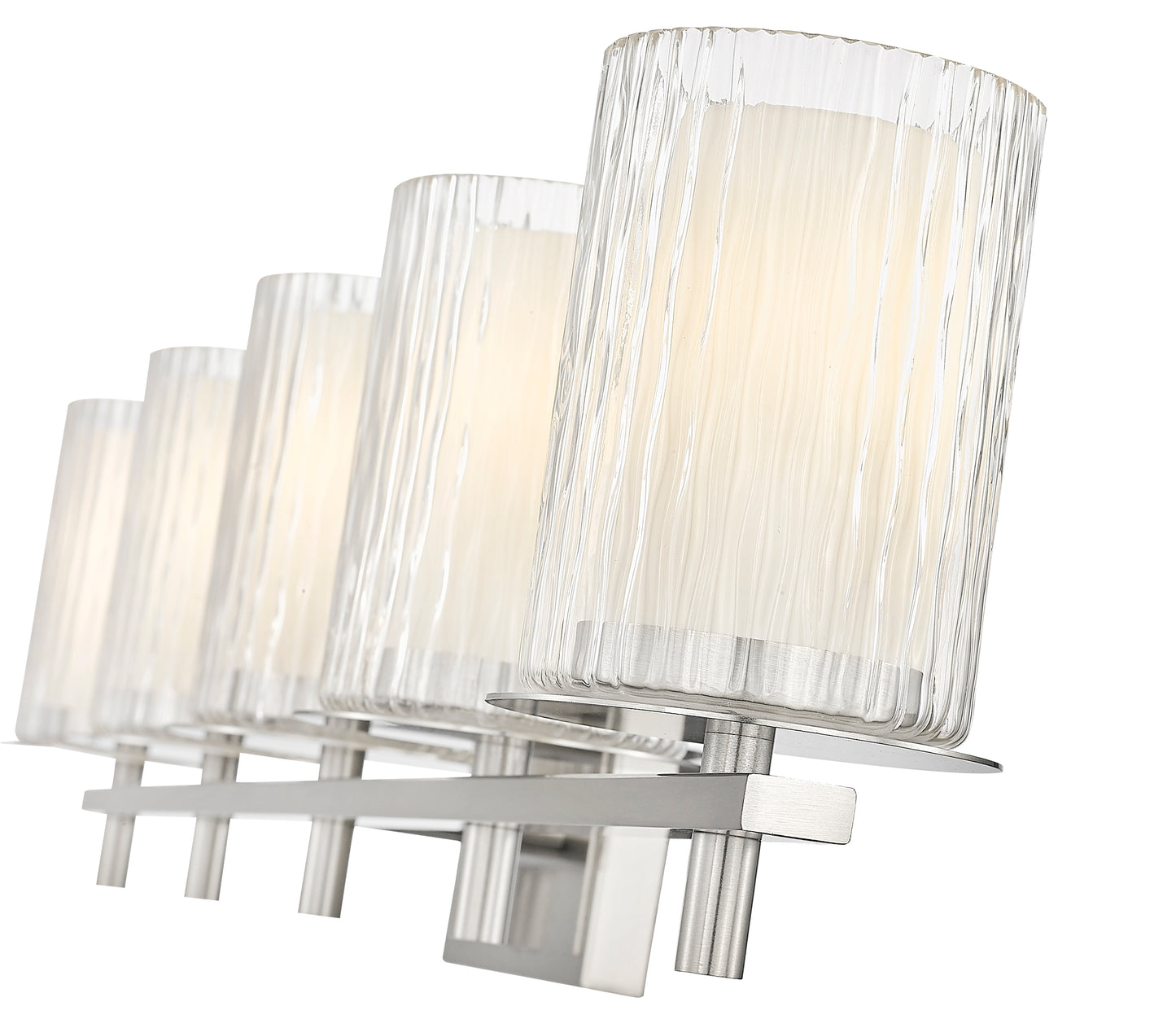 1949-5V-BN - Grayson 5 Light 40" Vanity - Brushed Nickel