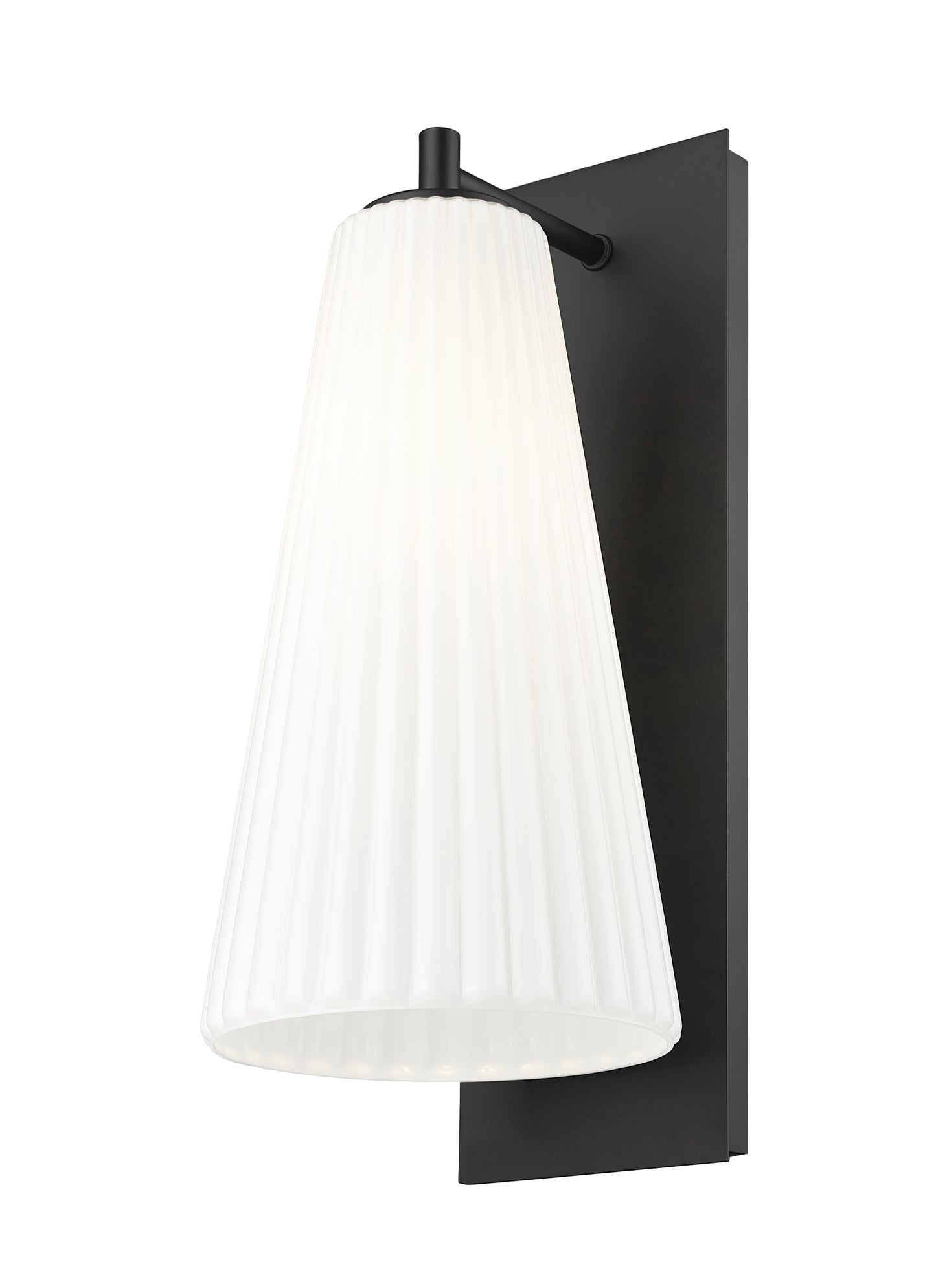 3043-1SL-MB - Farrell 1 Light Wall 16" Sconce - Matte Black