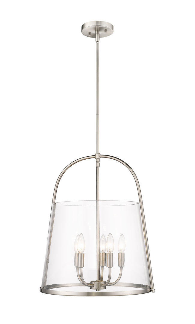 3041P18-BN - Archis 5 Light 18" Pendant - Brushed Nickel