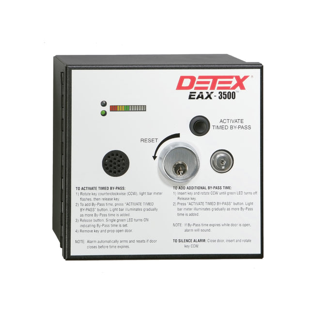 EAX-3500 - Hardwired Timed Bypass Exit Alarm with Rechargeable Battery