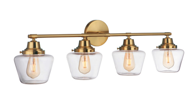 19538SB4 - Essex 4 Light 38" Wide Vanity Light - Satin Brass