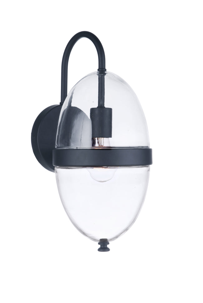 ZA3514-MN - Sivo 1 Light 15" High Outdoor Wall Lantern - Midnight