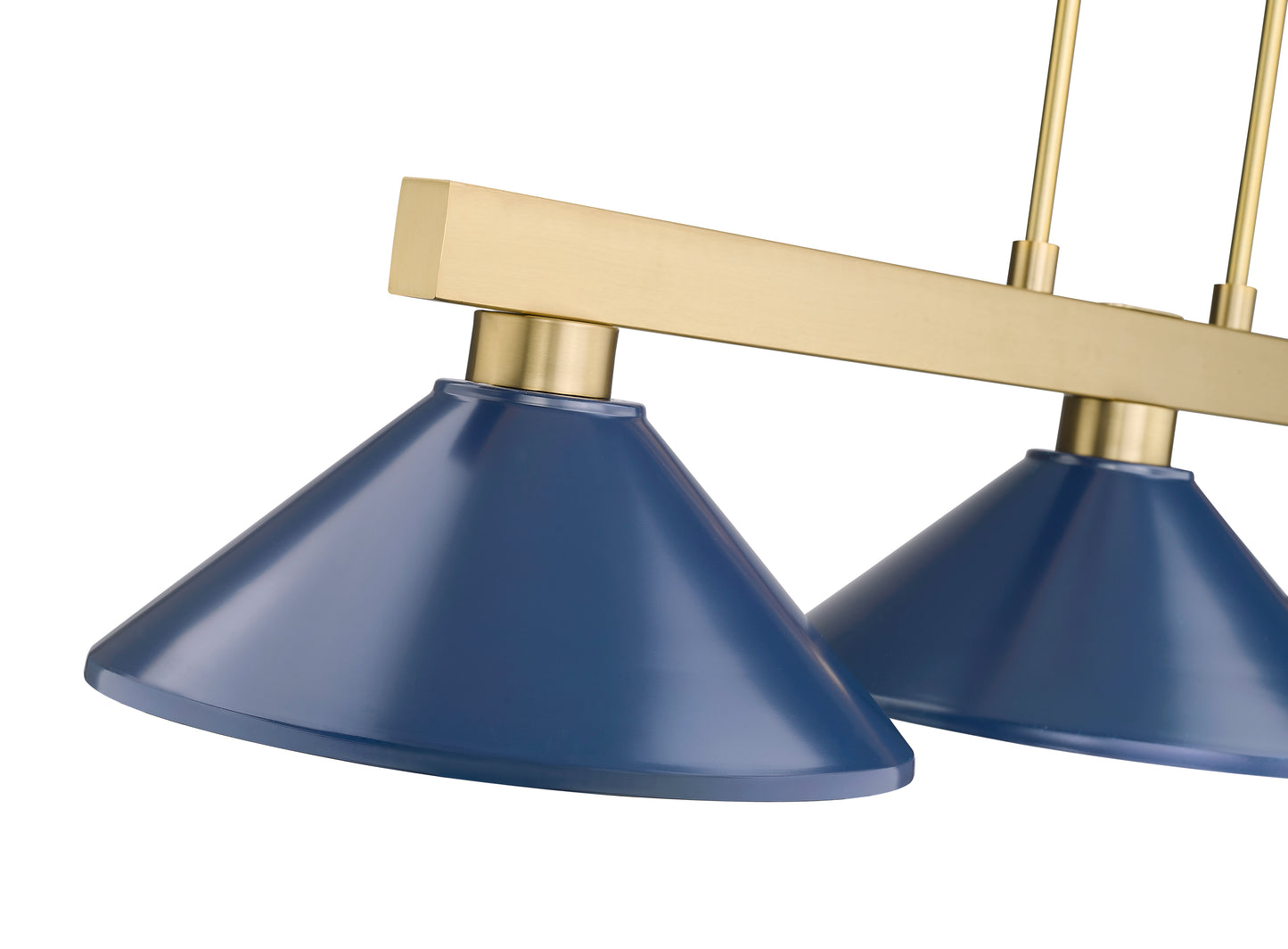 152MGLD-MNB - Cobalt 3 Light 50" Billiard - Modern Gold