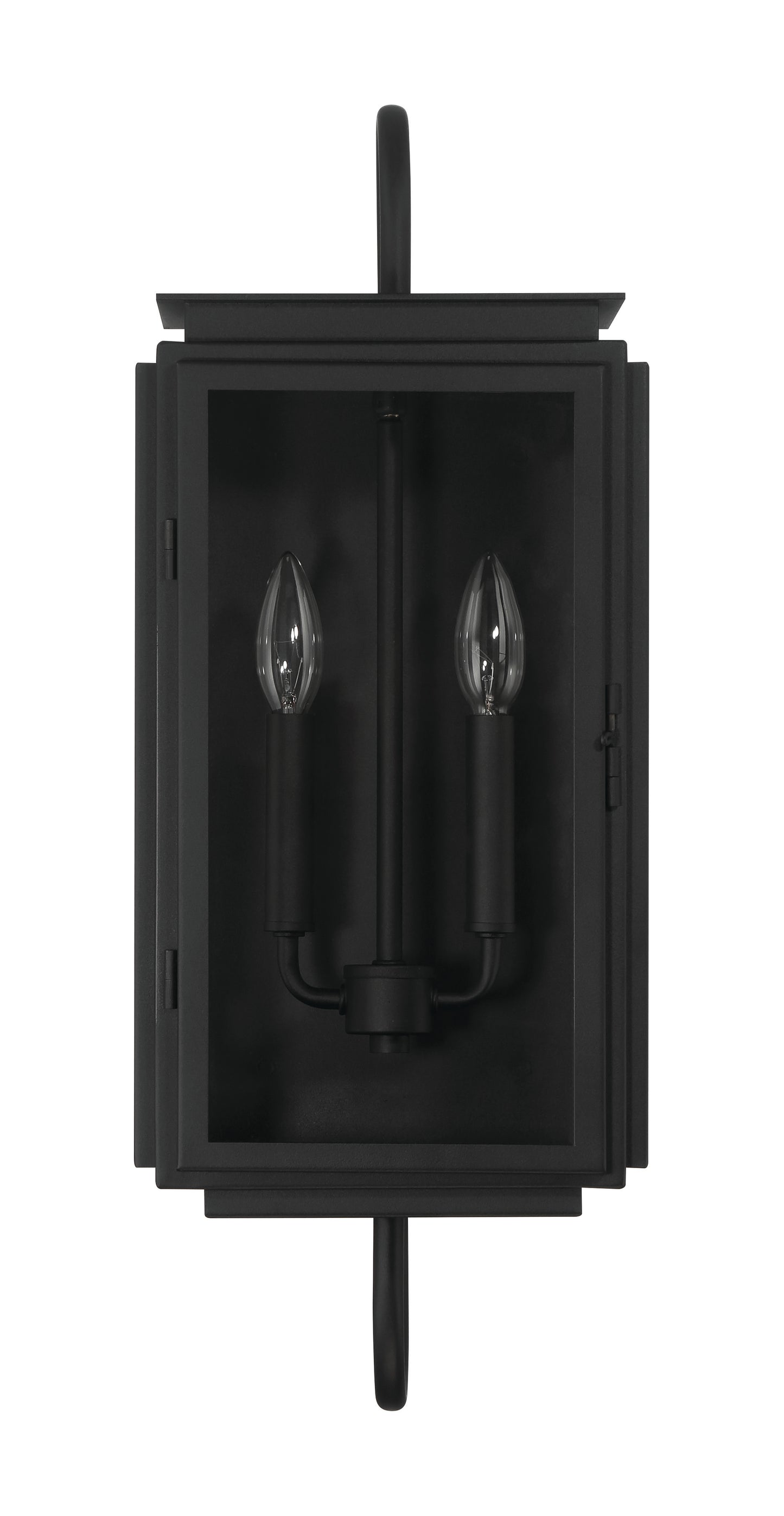 ZA7710-TB - Irving 2 Light 24" High Outdoor Wall Lantern - Textured Black