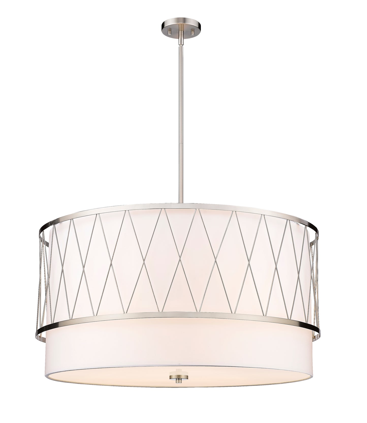 198-32BN - Dalton 5 Light 32" Pendant - Brushed Nickel