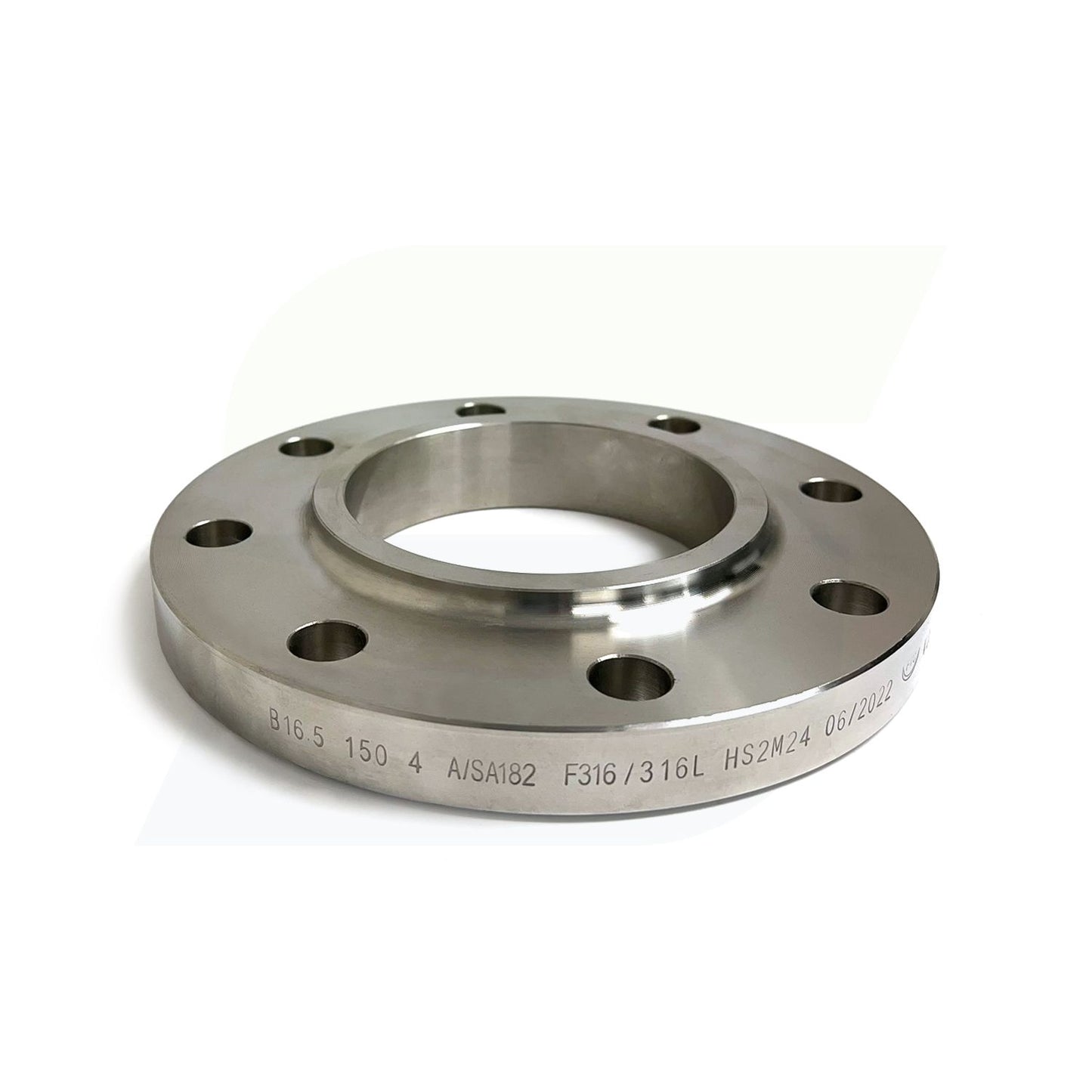 A650L-24 - 1-1/2" 316 Stainless Steel Slip On Flange - Raised Face - 150#