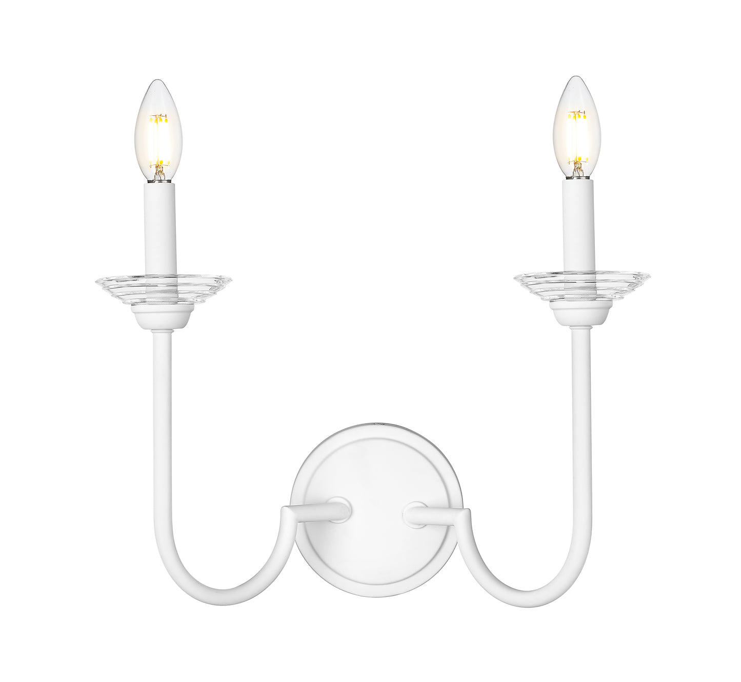 352-2S-TW - Allistair 2 Light Wall 12" Sconce - Tundra White