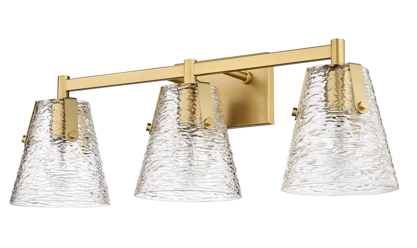 1101-3V-MGLD - Analia 3 Light 26" Vanity - Modern Gold