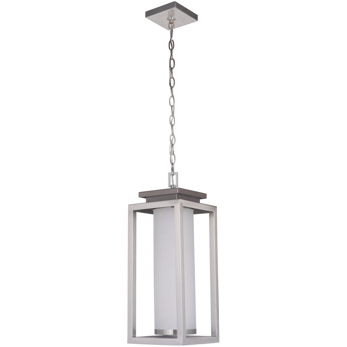 ZA1321-SS-LED - Vailridge 1 Light 9" Wide Outdoor Pendant - Stainless Steel