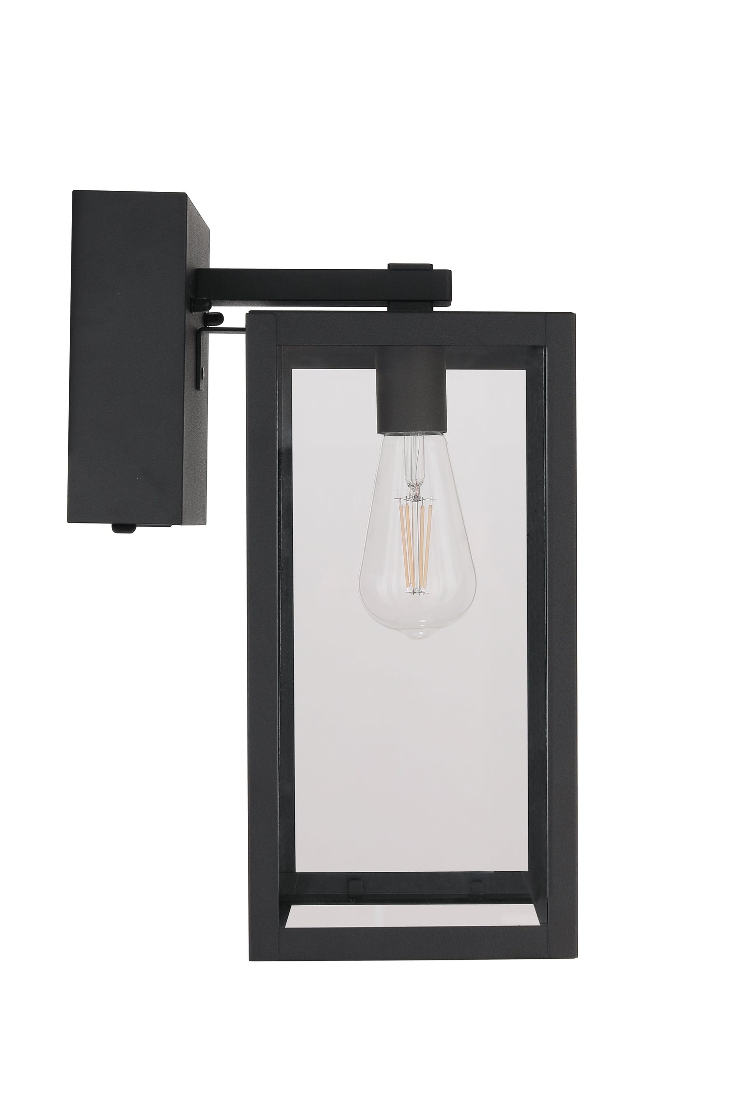 ZA7114-TB-PCO - Harris 1 Light 16" High Outdoor Wall Lantern - Textured Black