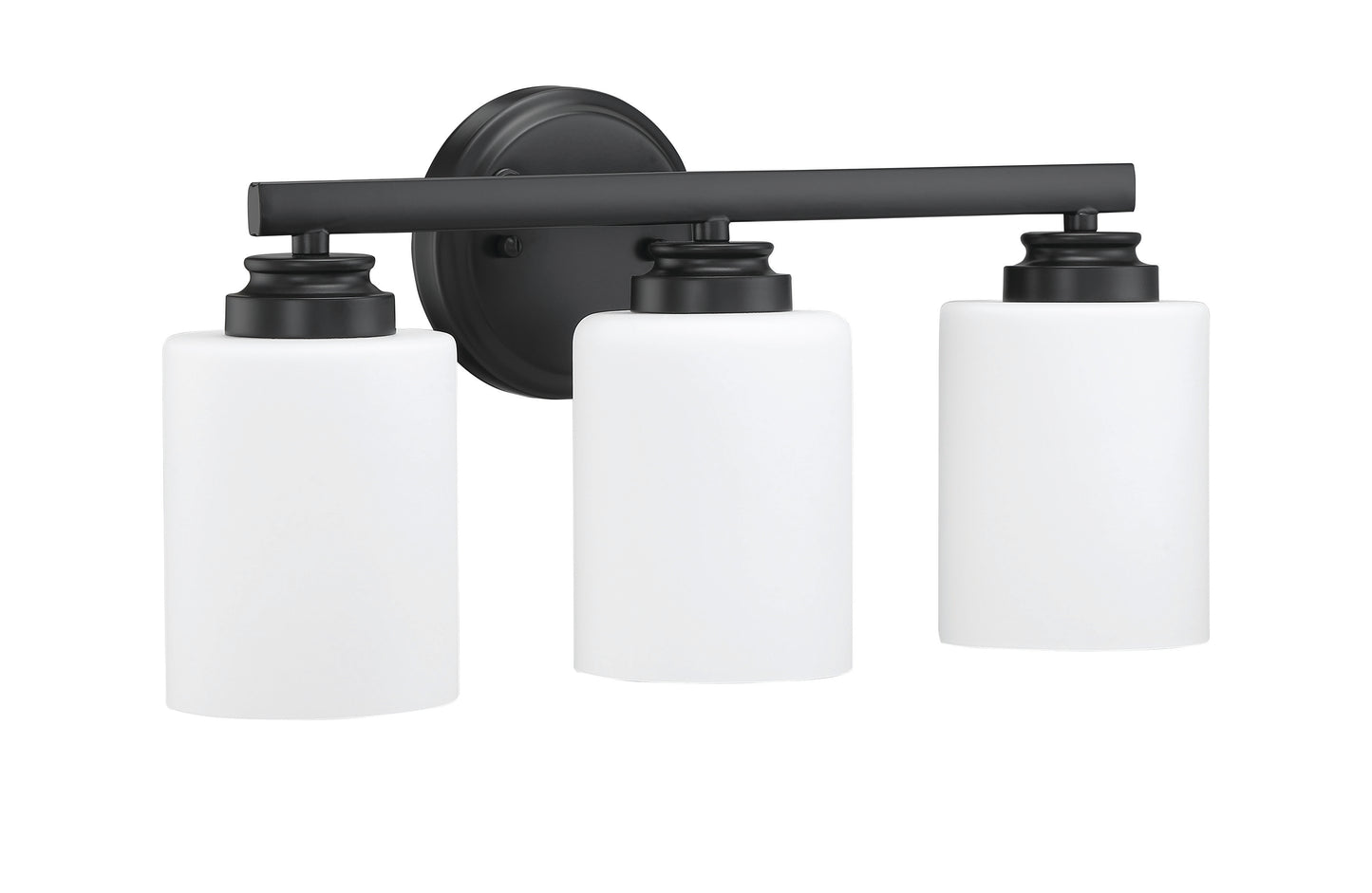 50503-FB-WG - Bolden 3 Light 18" Wide Vanity Light - Flat Black
