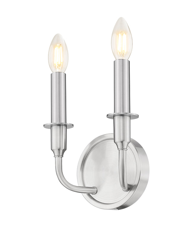 3049-2S-BN - Tova 2 Light Wall 13" Sconce - Brushed Nickel