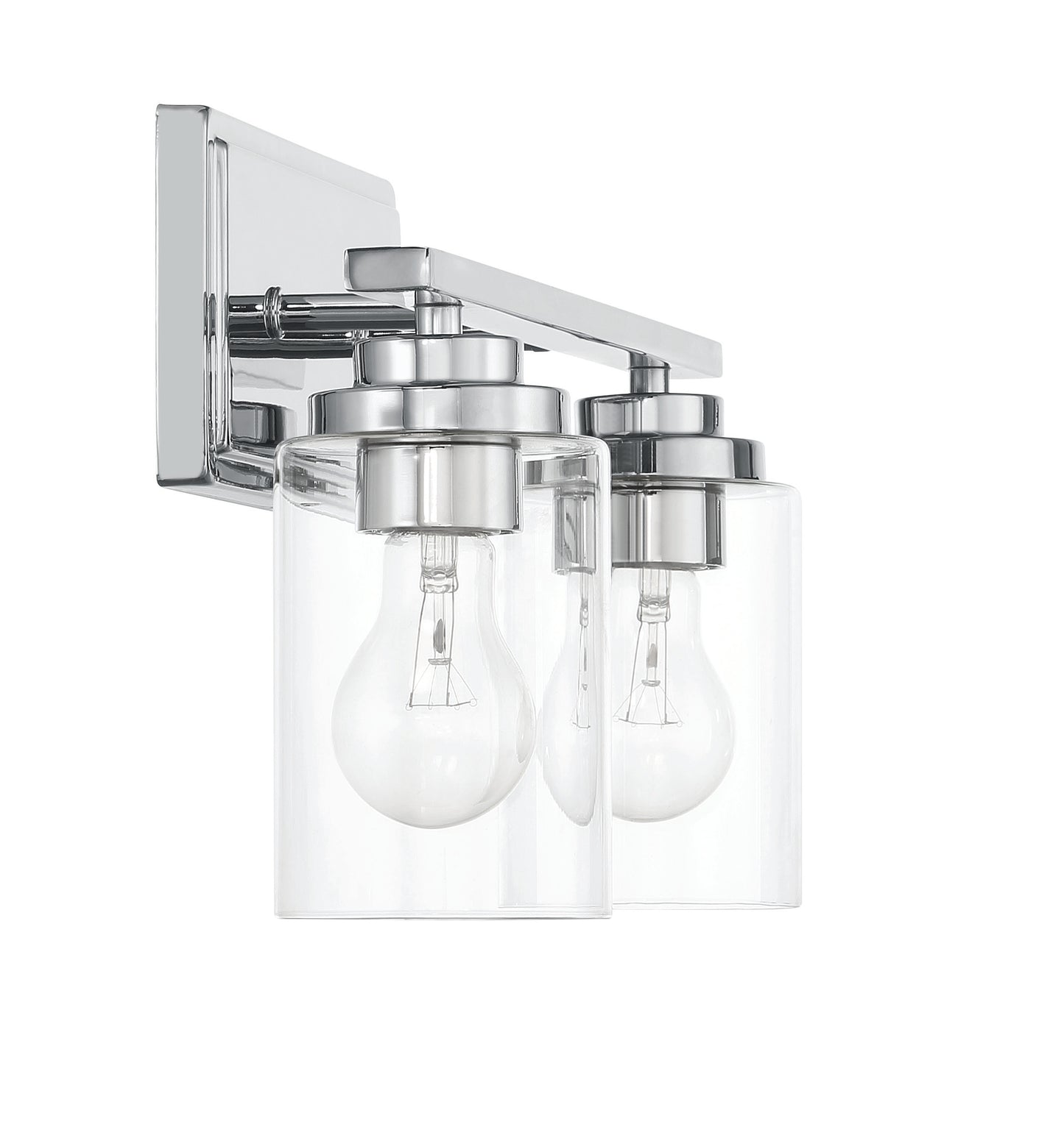 20417CH2 - Clark 2 Light 17" Wide Vanity Light - Chrome