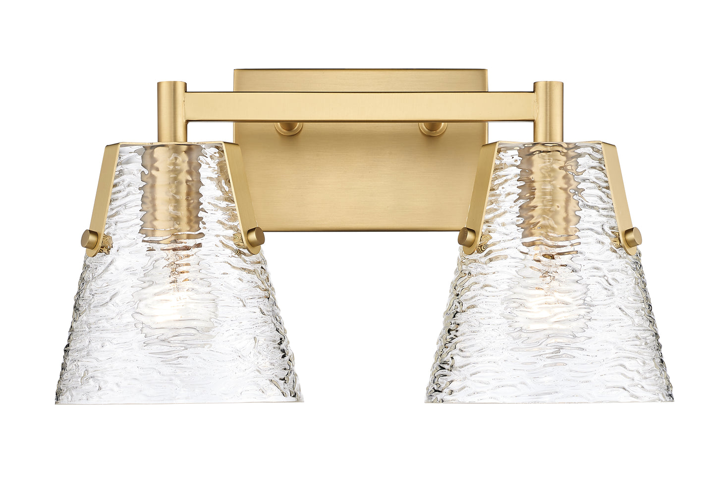 1101-2V-MGLD - Analia 2 Light 16" Vanity - Modern Gold