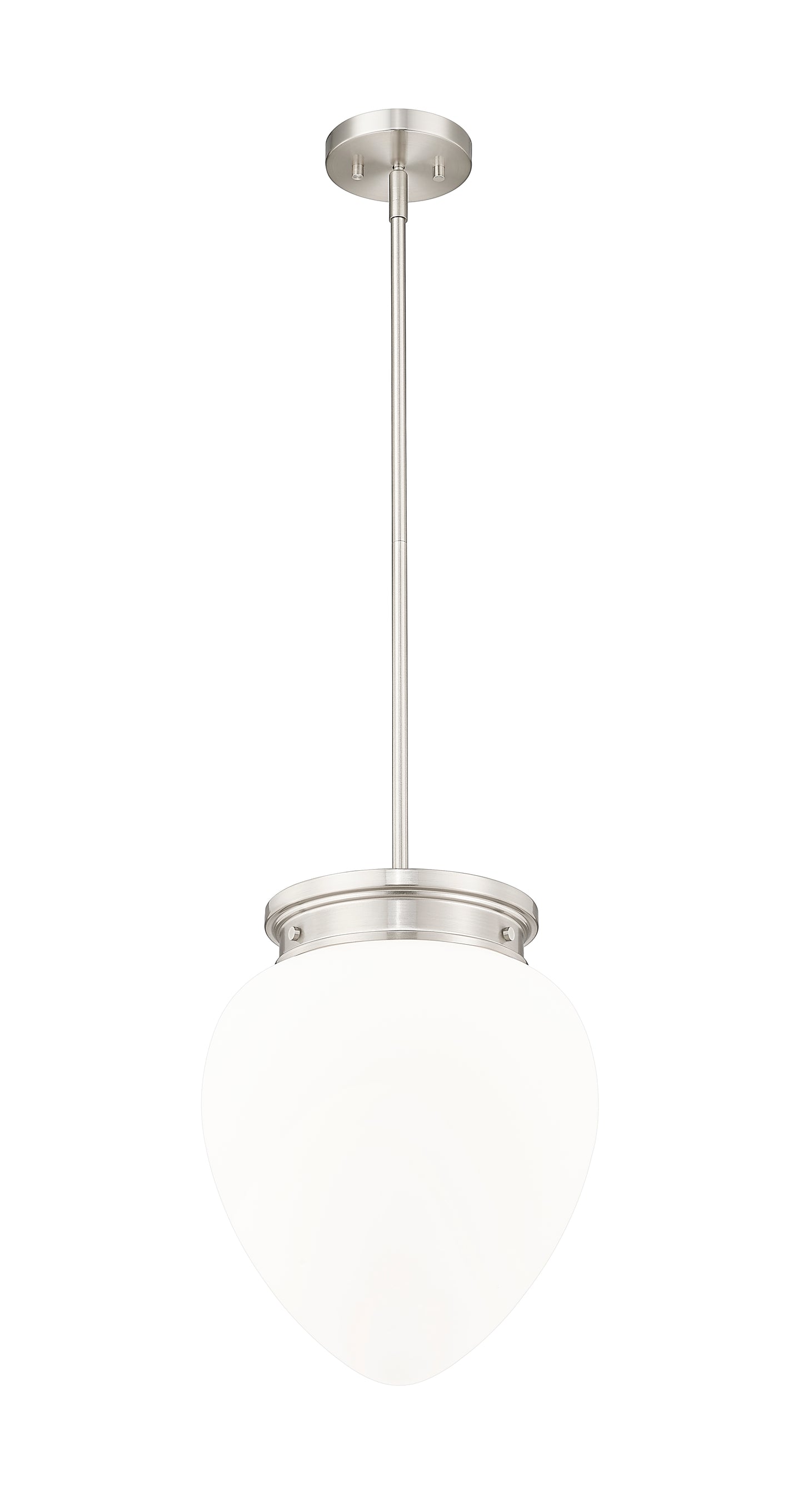 1945P12-BN - Gideon 1 Light 12" Pendant - Brushed Nickel