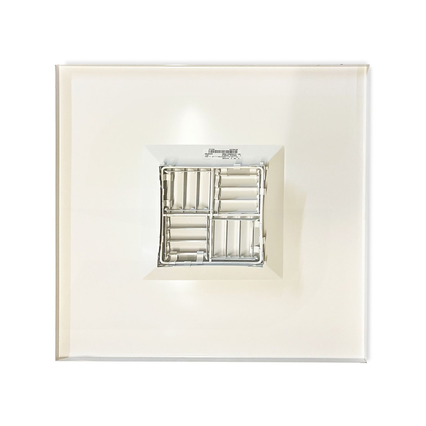 6" 1240 F23 ceiling vent cover back