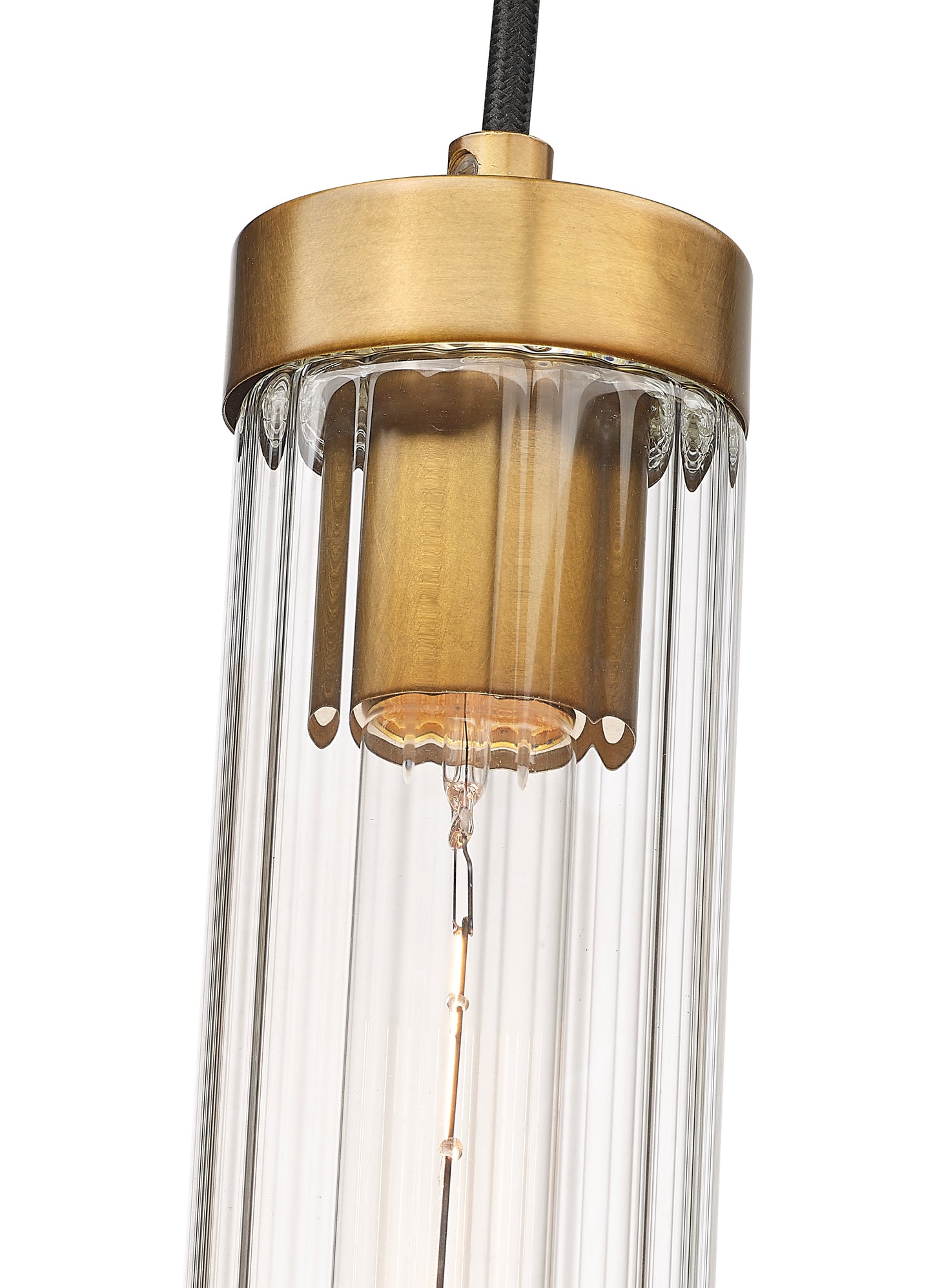 740P-RB - Beau 1 Light 5" Pendant - Rubbed Brass