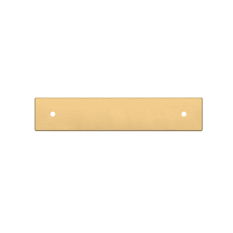 4926044 - 4" Centers - Contemporary Back Plate - Satin Brass