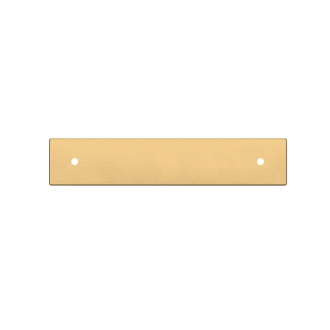 4926044 - 4" Centers - Contemporary Back Plate - Satin Brass