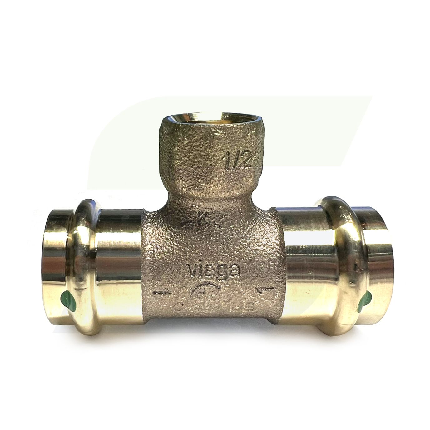 79760 - 1" x 1" x 1/2" ProPress Smart Connect Bronze Tee (Lead Free)