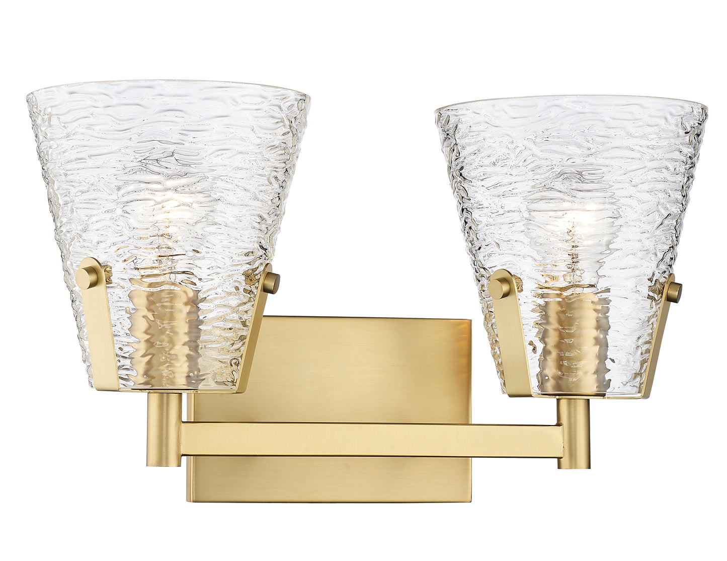 1101-2V-MGLD - Analia 2 Light 16" Vanity - Modern Gold