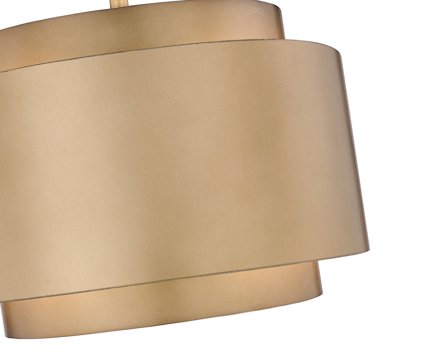 739P32-RB - Harlech 4 Light 32" Chandelier - Rubbed Brass